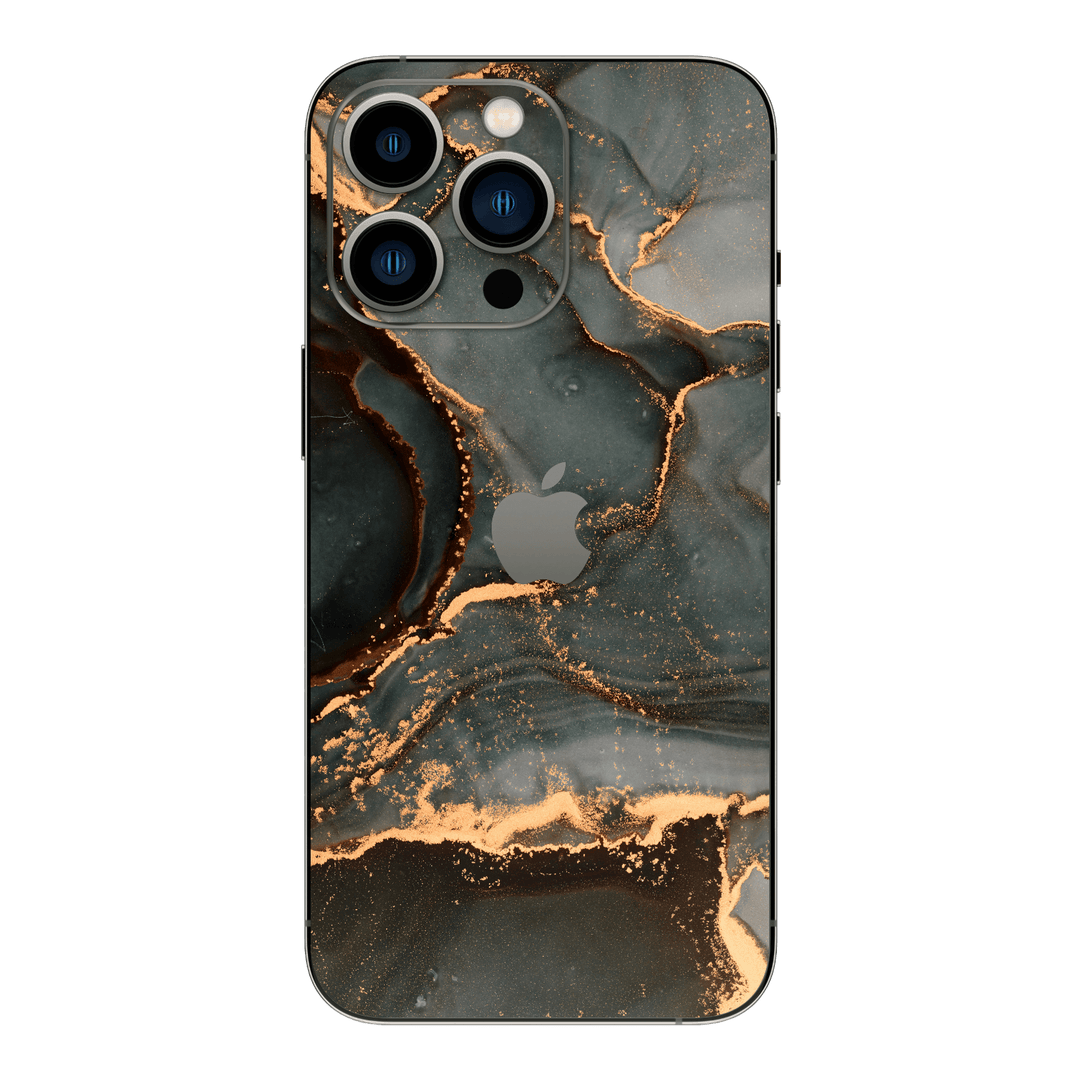 iPhone 15 Pro MAX Print Printed Custom SIGNATURE AGATE GEODE Deep Forest Skin, Wrap, Decal, Protector, Cover by EasySkinz | EasySkinz.com