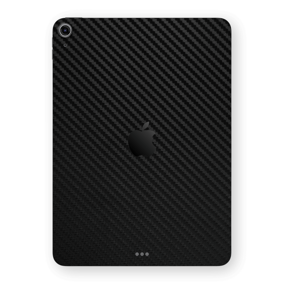 iPad AIR 4/5 (2020/2022) Black 3D Textured Carbon Fibre Fiber Skin Wrap Sticker Decal Cover Protector by EasySkinz | EasySkinz.com