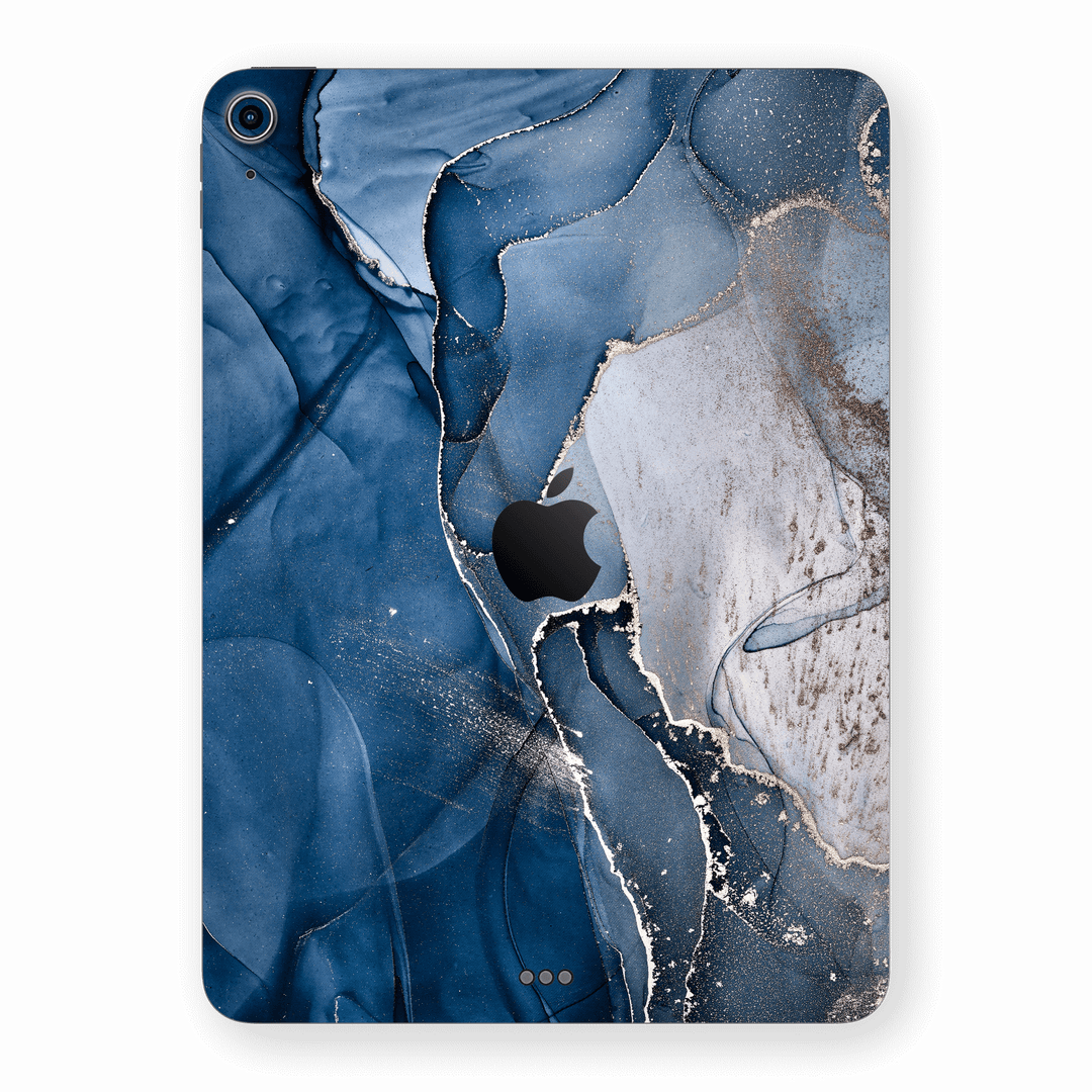 iPad AIR 4 (2020) SIGNATURE AGATE GEODE Dark Blue Skin, Wrap, Decal, Protector, Cover by EasySkinz | EasySkinz.com