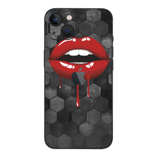 iPhone 13 Print Printed Custom Signature Juicy Kisses Skin Wrap Sticker Decal Cover Protector by EasySkinz