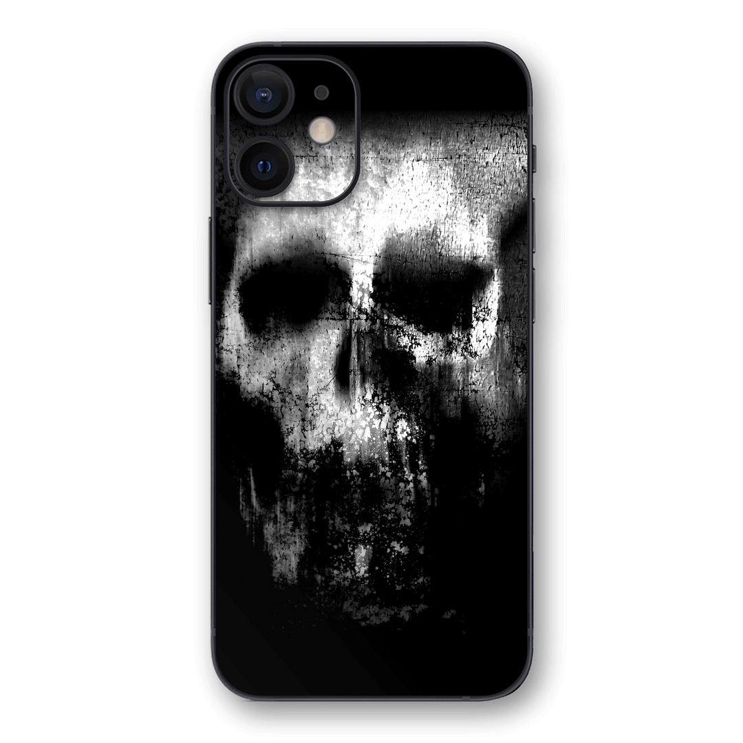 iPhone 12 mini SIGNATURE Horror Black & White SKULL Skin, Wrap, Decal, Protector, Cover by EasySkinz | EasySkinz.com