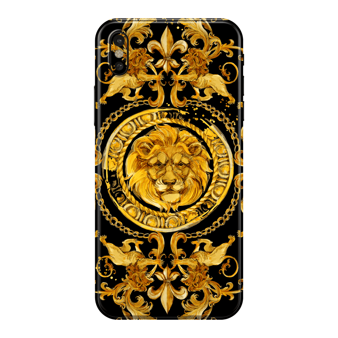 iPhone X Print Printed Custom SIGNATURE Baroque Gold Ornaments Skin Wrap Sticker Decal Cover Protector by EasySkinz | EasySkinz.com