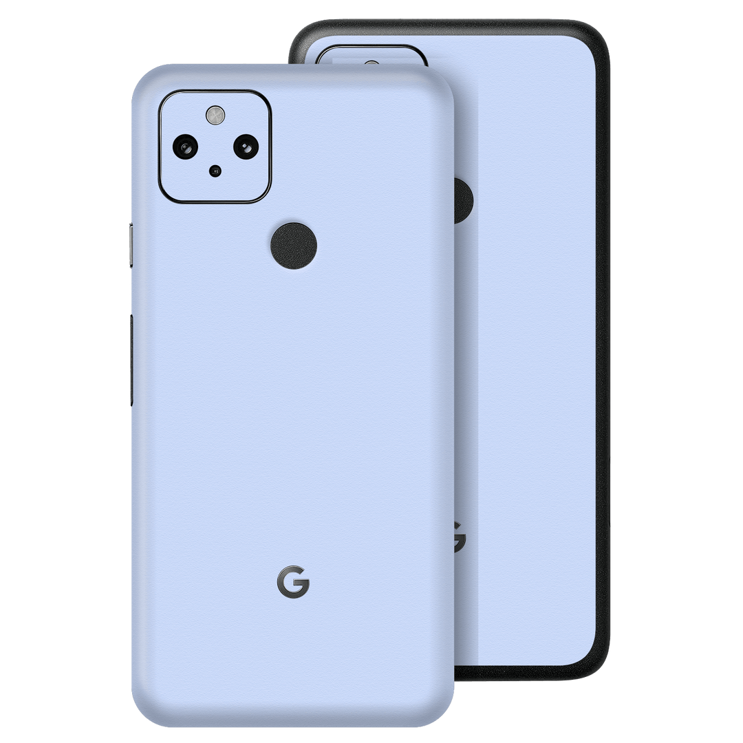 Pixel 4a 5G Luxuria August Pastel Blue 3D Textured Skin Wrap Sticker Decal Cover Protector by EasySkinz