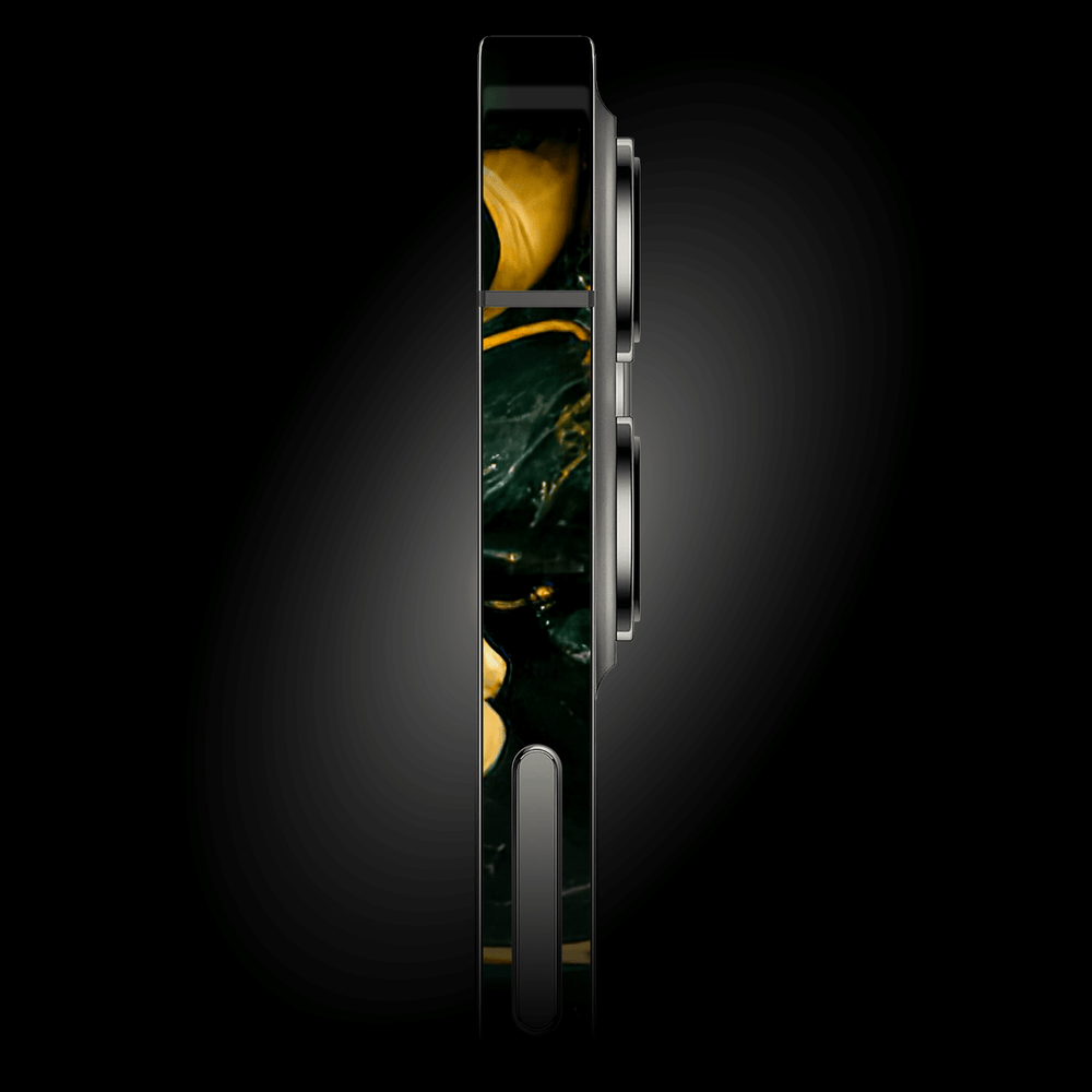 iPhone 12 MINI SIGNATURE AGATE GEODE Royal Green-Gold Skin