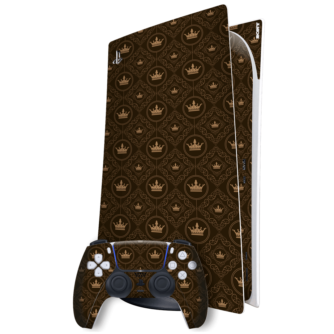 PlayStation 5 (PS5) DIGITAL EDITION ROYAL Pattern Skin, Wrap