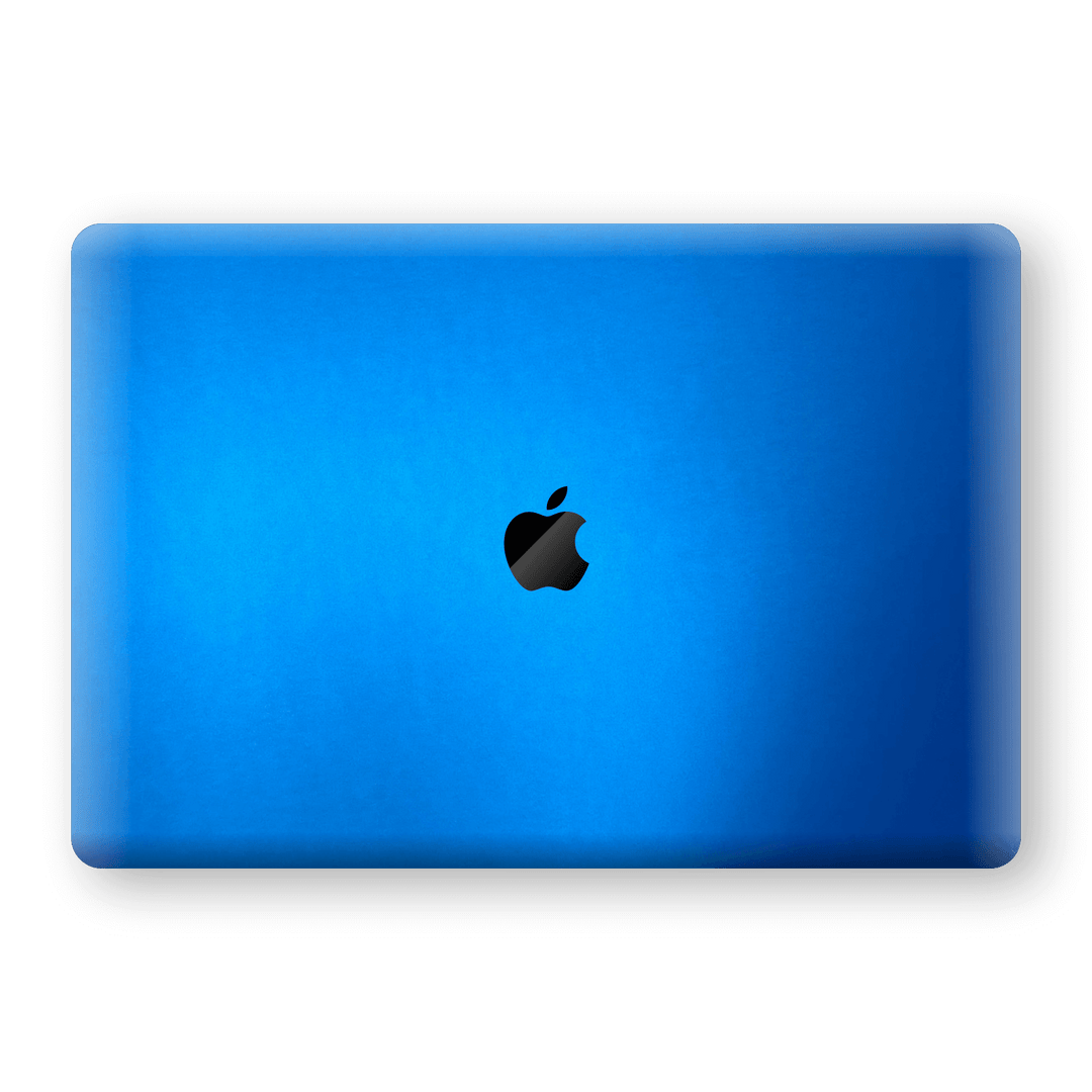 MacBook Pro 13" (2019) Satin Blue Metallic Matt Matte Skin Wrap Decal Protector Cover by EasySkinz | EasySkinz.com