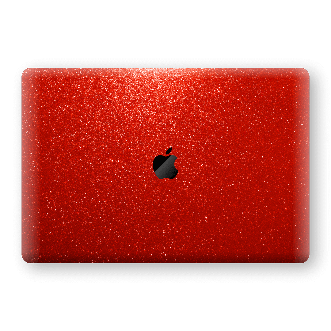 MacBook Pro 13" (2019) Diamond Red Shimmering, Sparkling, Glitter Skin, Decal, Wrap, Protector, Cover by EasySkinz | EasySkinz.com