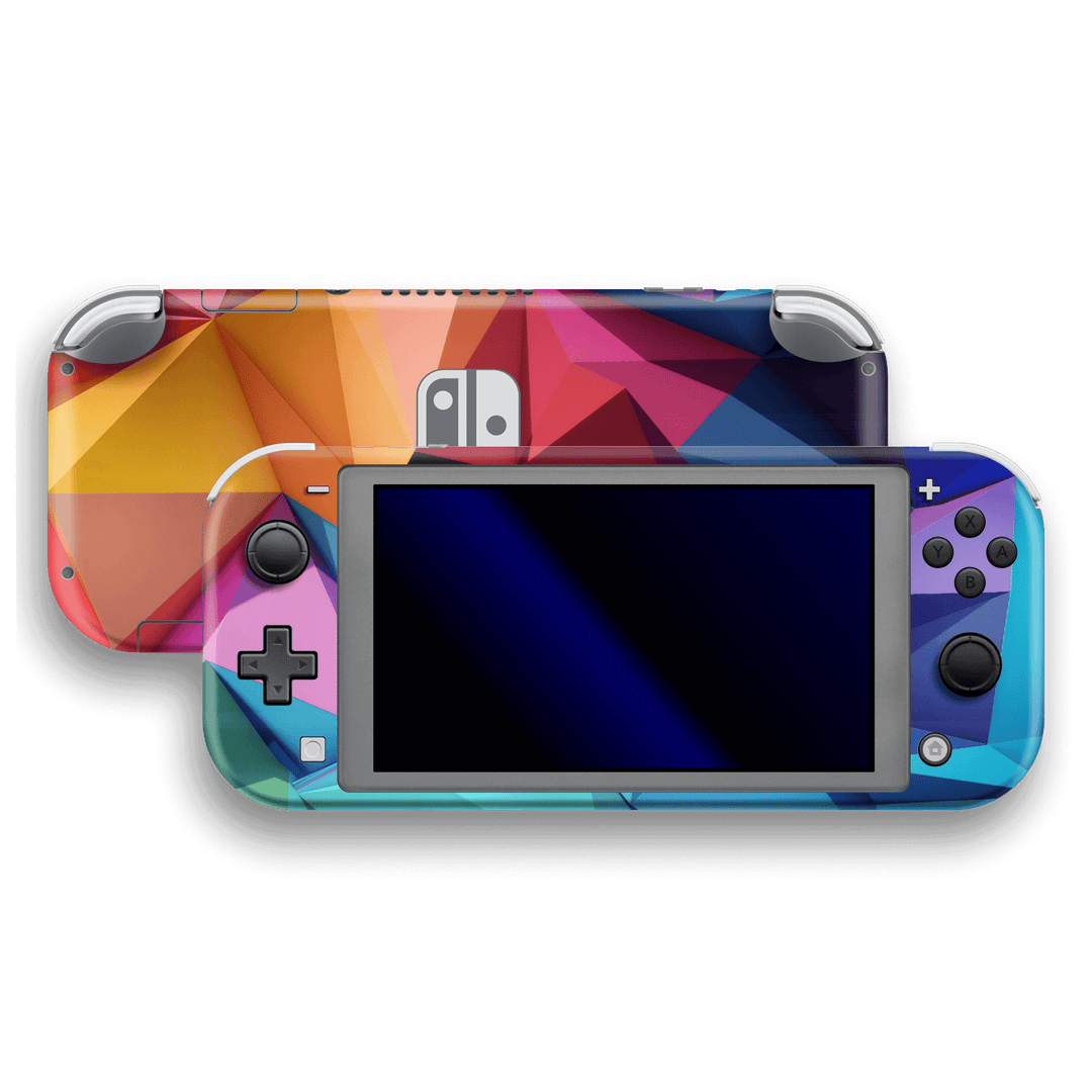 Nintendo Switch LITE SIGNATURE ABSTRACT Geometry Skin Wrap Sticker Decal Cover Protector by EasySkinz