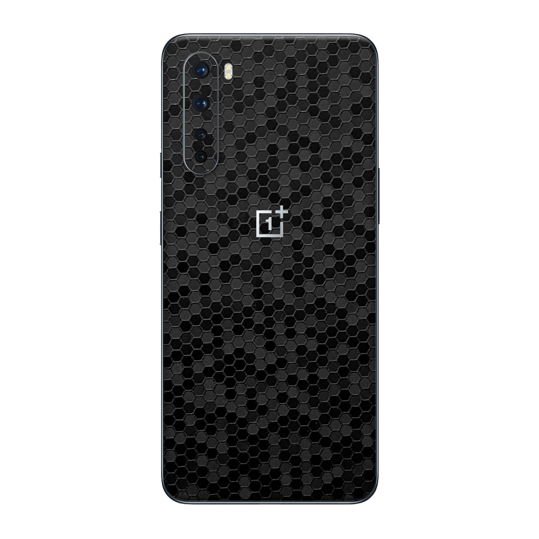 OnePlus Nord Black Honeycomb 3D Textured Skin Wrap Sticker Decal Cover Protector by EasySkinz