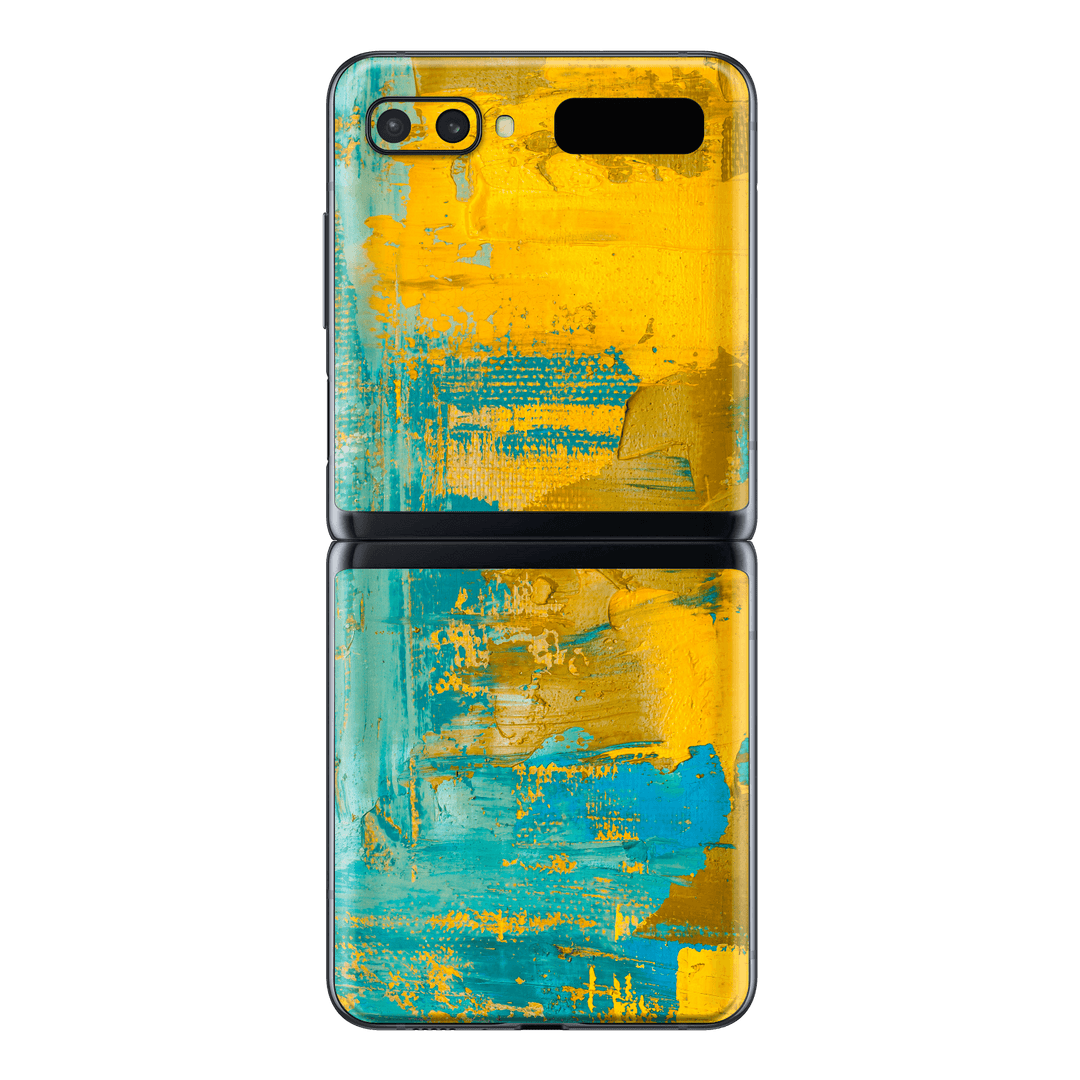 Samsung Galaxy Z Flip 5G Print Printed Custom SIGNATURE Art in FLORENCE Skin, Wrap, Decal, Protector, Cover by EasySkinz | EasySkinz.com