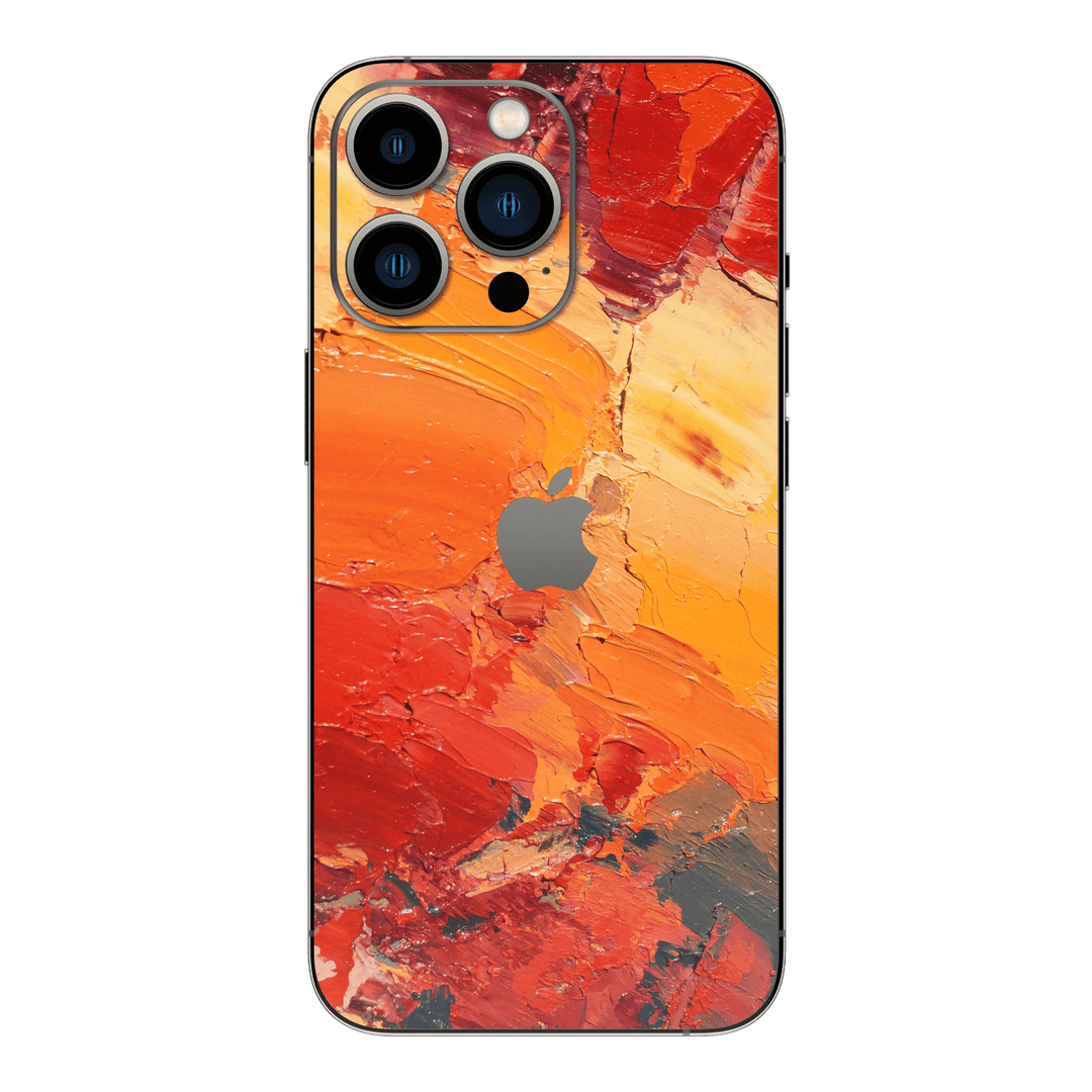 iPhone 13 PRO Print Printed Custom SIGNATURE Sunset in Oia Painting Skin Wrap Sticker Decal Cover Protector by EasySkinz | EasySkinz.com