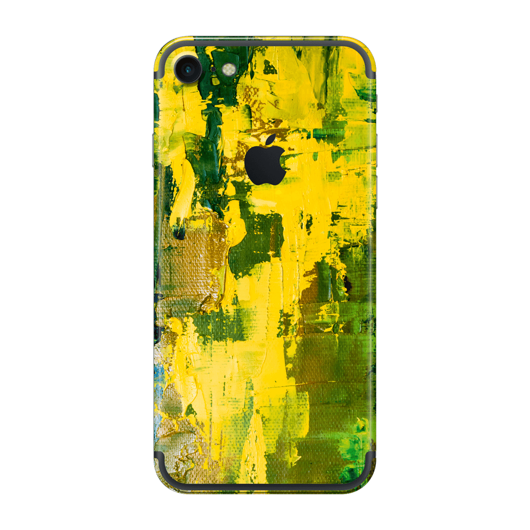 iPhone 7 Print Printed Custom SIGNATURE Santa Barbara Landscape in Green and Yellow Skin Wrap Sticker Decal Cover Protector by EasySkinz | EasySkinz.com
