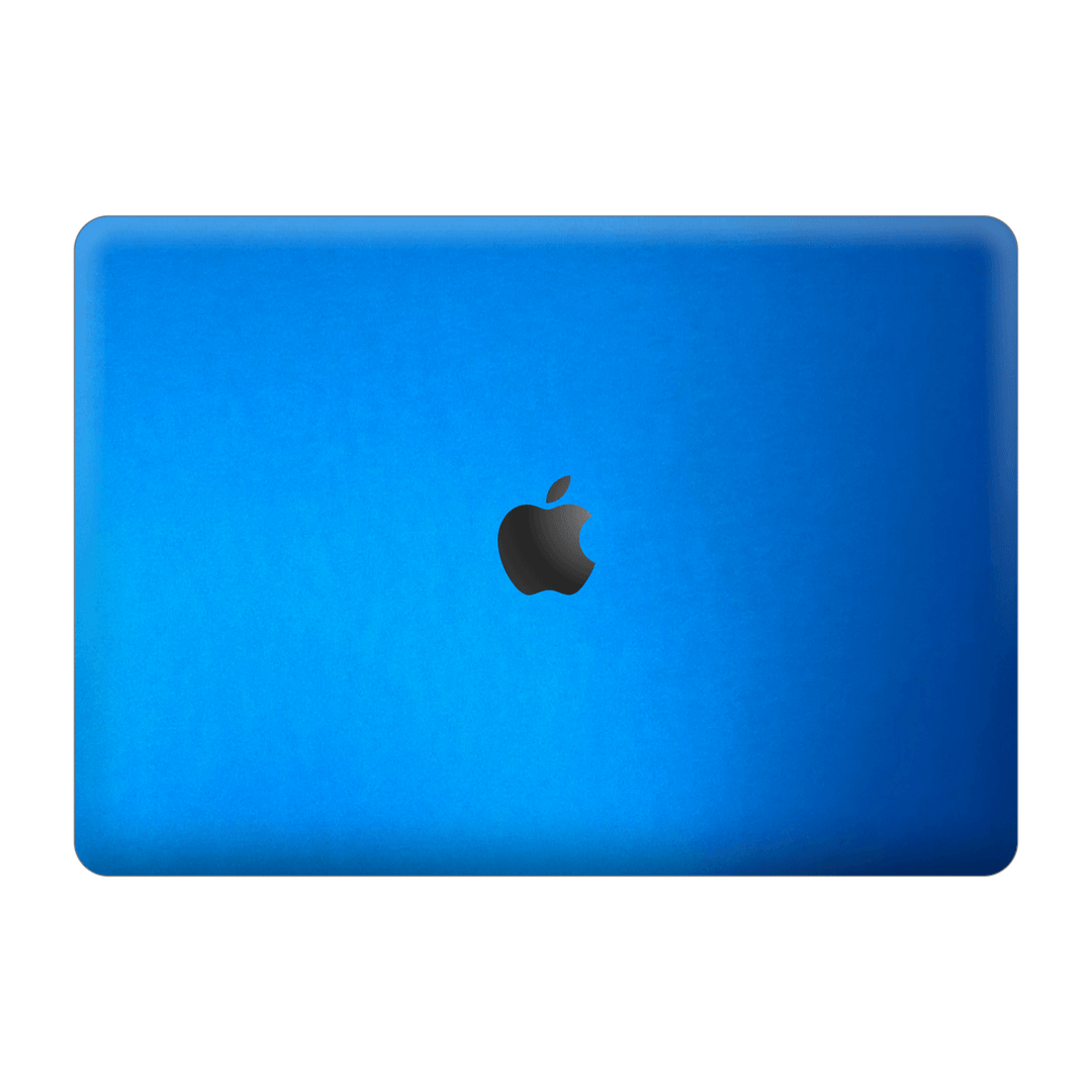 MacBook Air 13" (2020, M1) Satin Blue Metallic Matt Matte Skin Wrap Sticker Decal Cover Protector by EasySkinz | EasySkinz.com