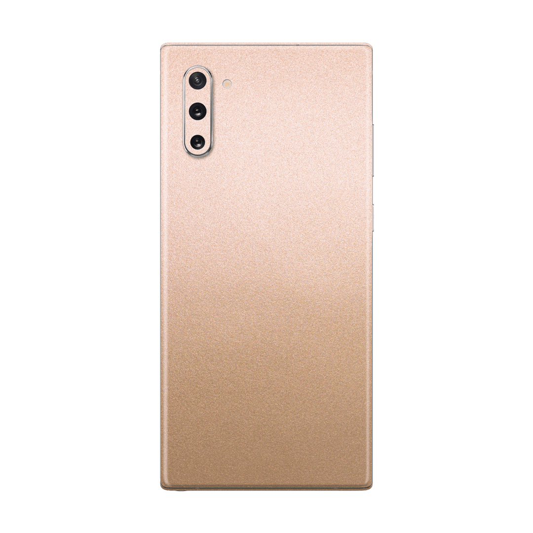 Samsung Galaxy S10+ PLUS Luxuria Rose Gold Metallic 3D Textured Skin Wrap Sticker Decal Cover Protector by EasySkinz | EasySkinz.com