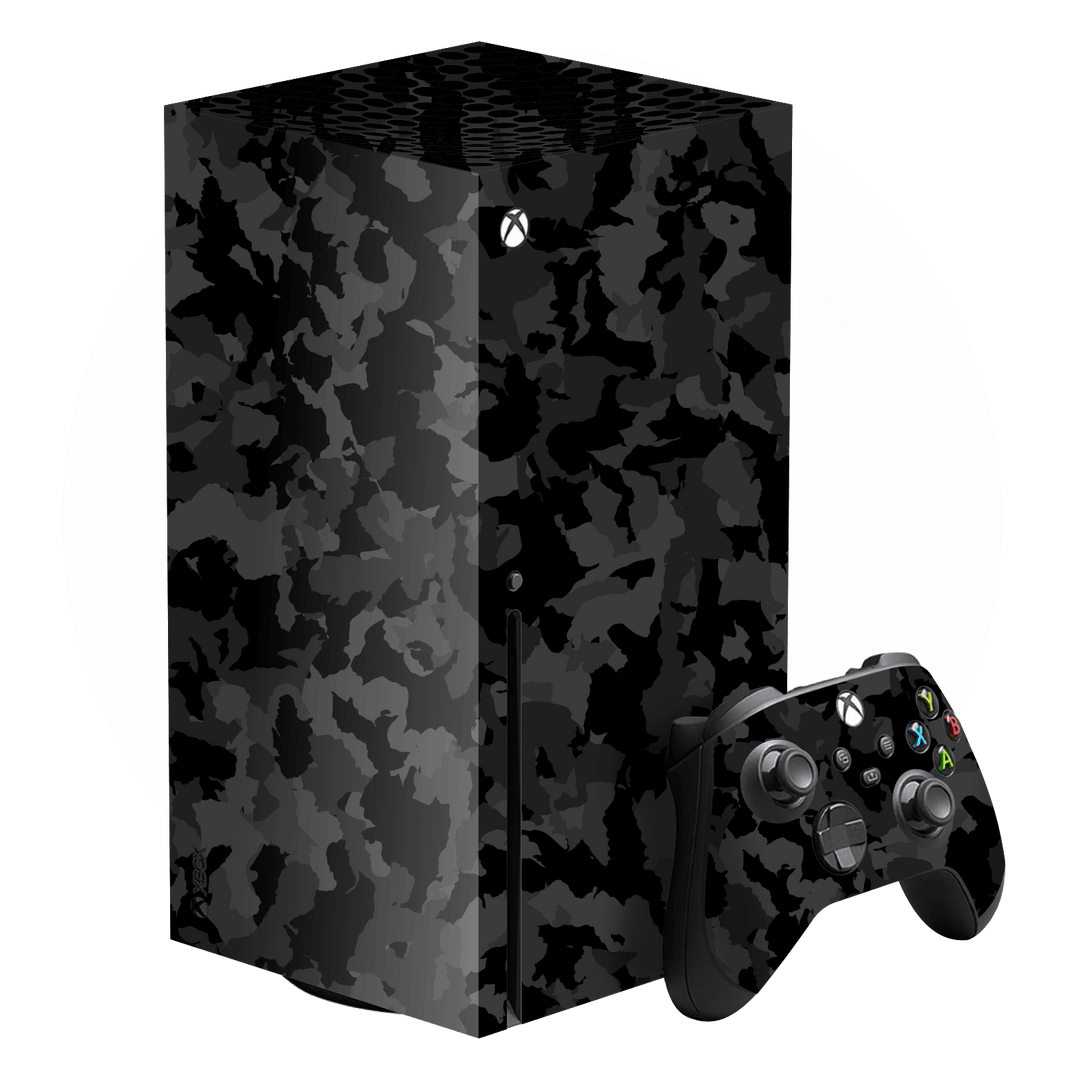 XBOX Series X SIGNATURE Camouflage DARK SLATE Skin, Wrap, Decal, Protector, Cover by EasySkinz | EasySkinz.com
