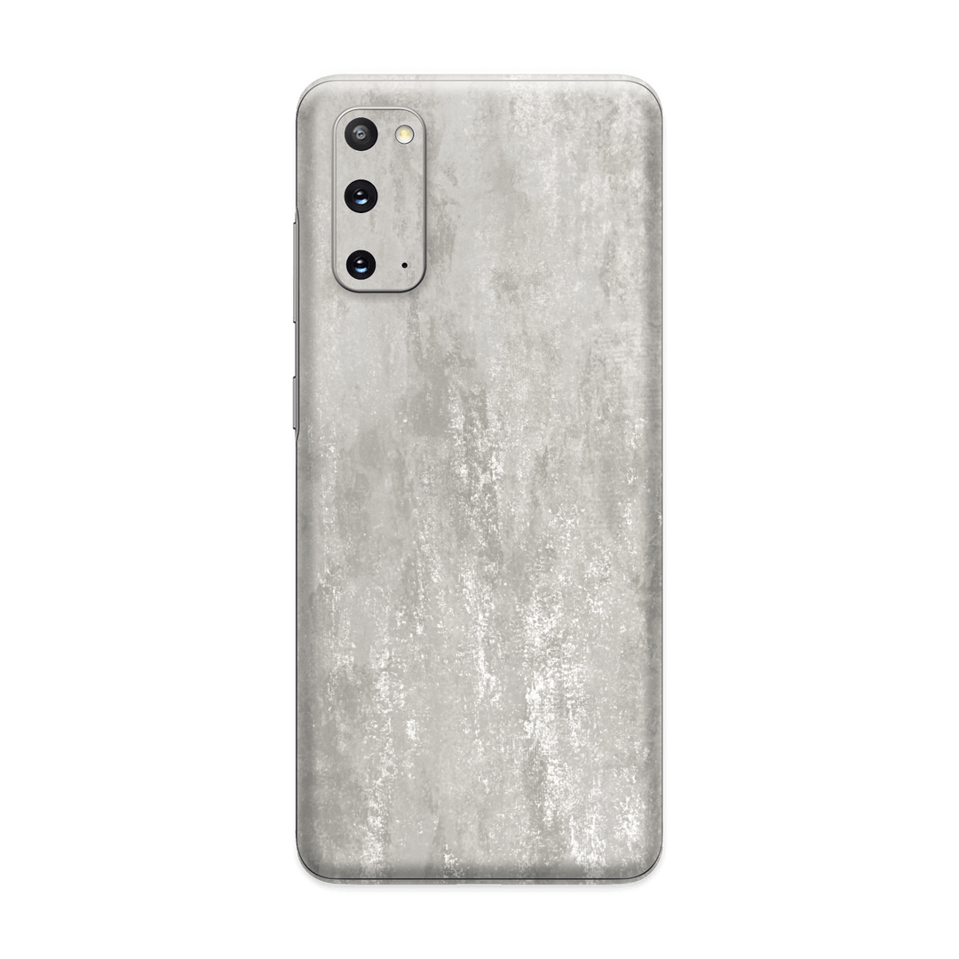 Samsung Galaxy S20 Luxuria Silver Stone Skin Wrap Sticker Decal Cover Protector by EasySkinz | EasySkinz.com