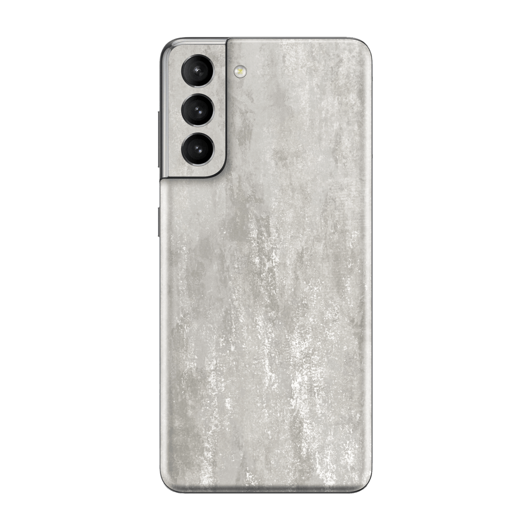 Samsung Galaxy S21 Luxuria Silver Stone Skin Wrap Sticker Decal Cover Protector by EasySkinz | EasySkinz.com