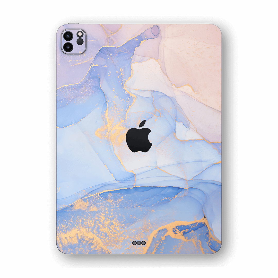 iPad PRO 11" (2020) SIGNATURE AGATE GEODE Pastel-Gold Skin, Wrap, Decal, Protector, Cover by EasySkinz | EasySkinz.com