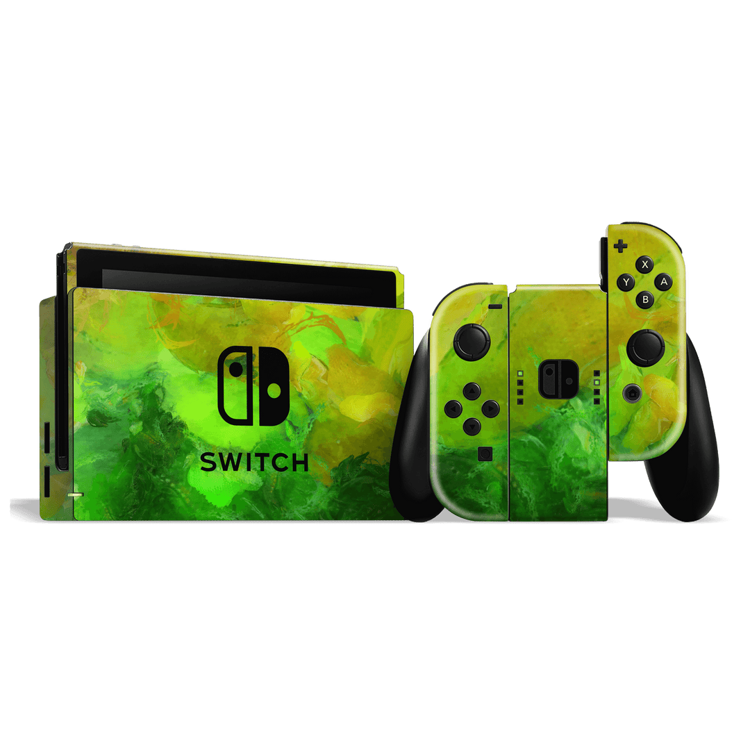 Nintendo SWITCH Print Printed Custom SIGNATURE Spring Sunrise Painting Skin Wrap Sticker Decal Cover Protector by EasySkinz