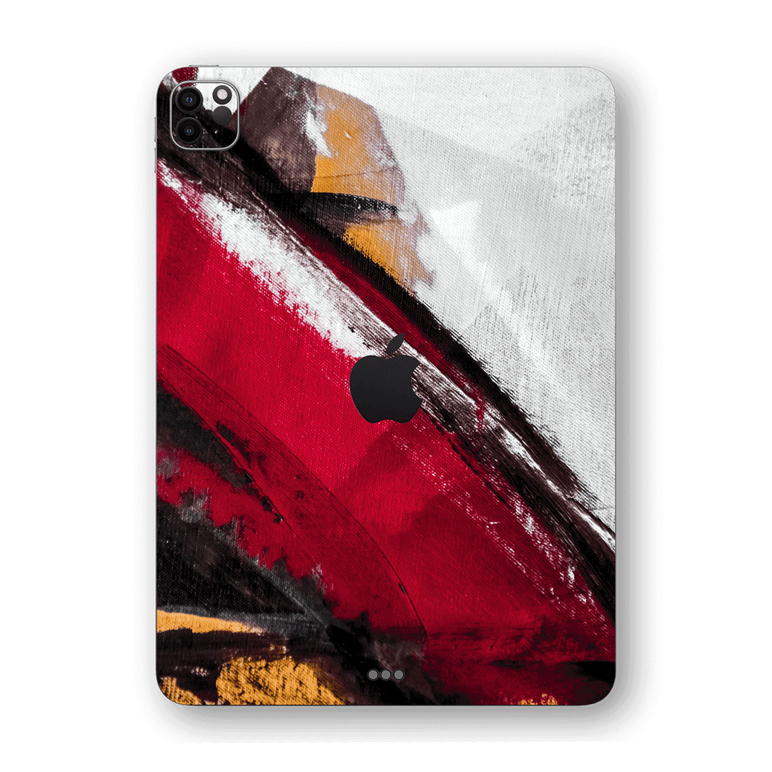 iPad PRO 11" (2020) Print Printed Custom SIGNATURE BORDO Canvas Painting Skin Wrap Sticker Decal Cover Protector by EasySkinz