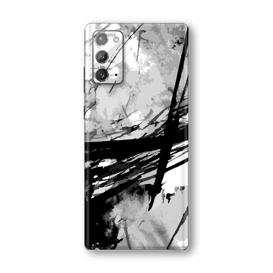 Samsung Galaxy NOTE 20 Print Custom Signature Abstract Black & White Skin Wrap Decal by EasySkinz