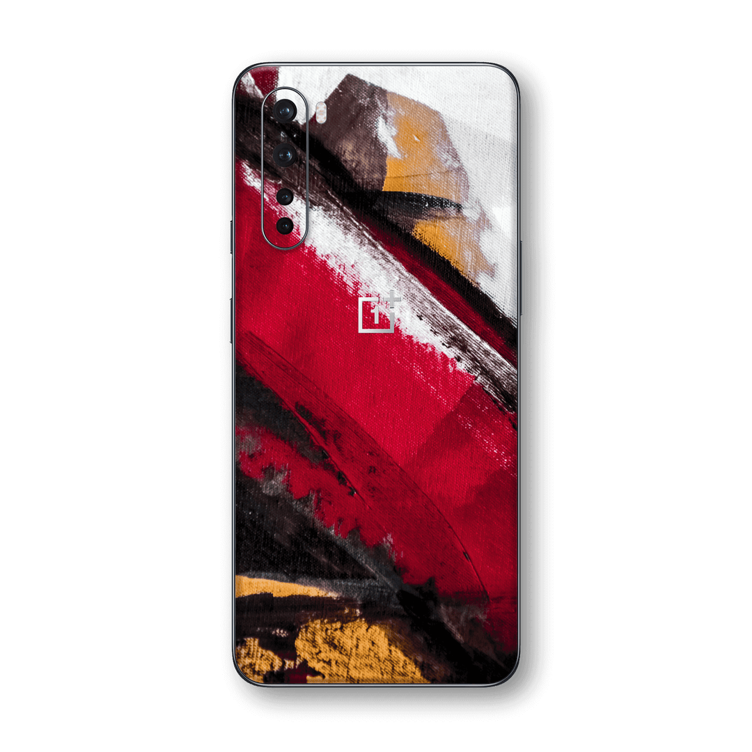 OnePlus Nord Print Printed Custom SIGNATURE BORDO Canvas Painting Skin Wrap Sticker Decal Cover Protector by EasySkinz
