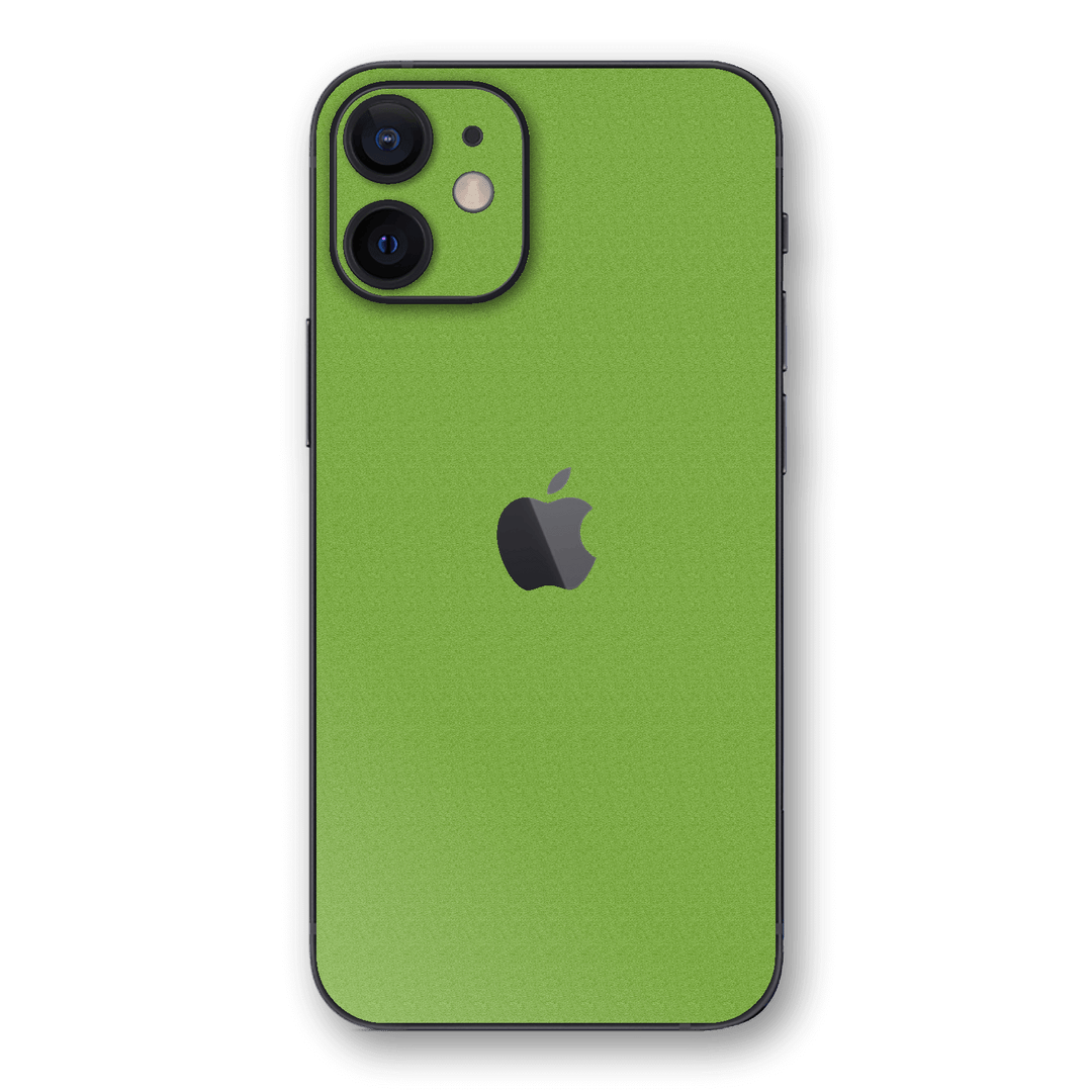 iPhone 12 mini Lime Green 3D Textured Skin Wrap Sticker Decal Cover Protector by EasySkinz
