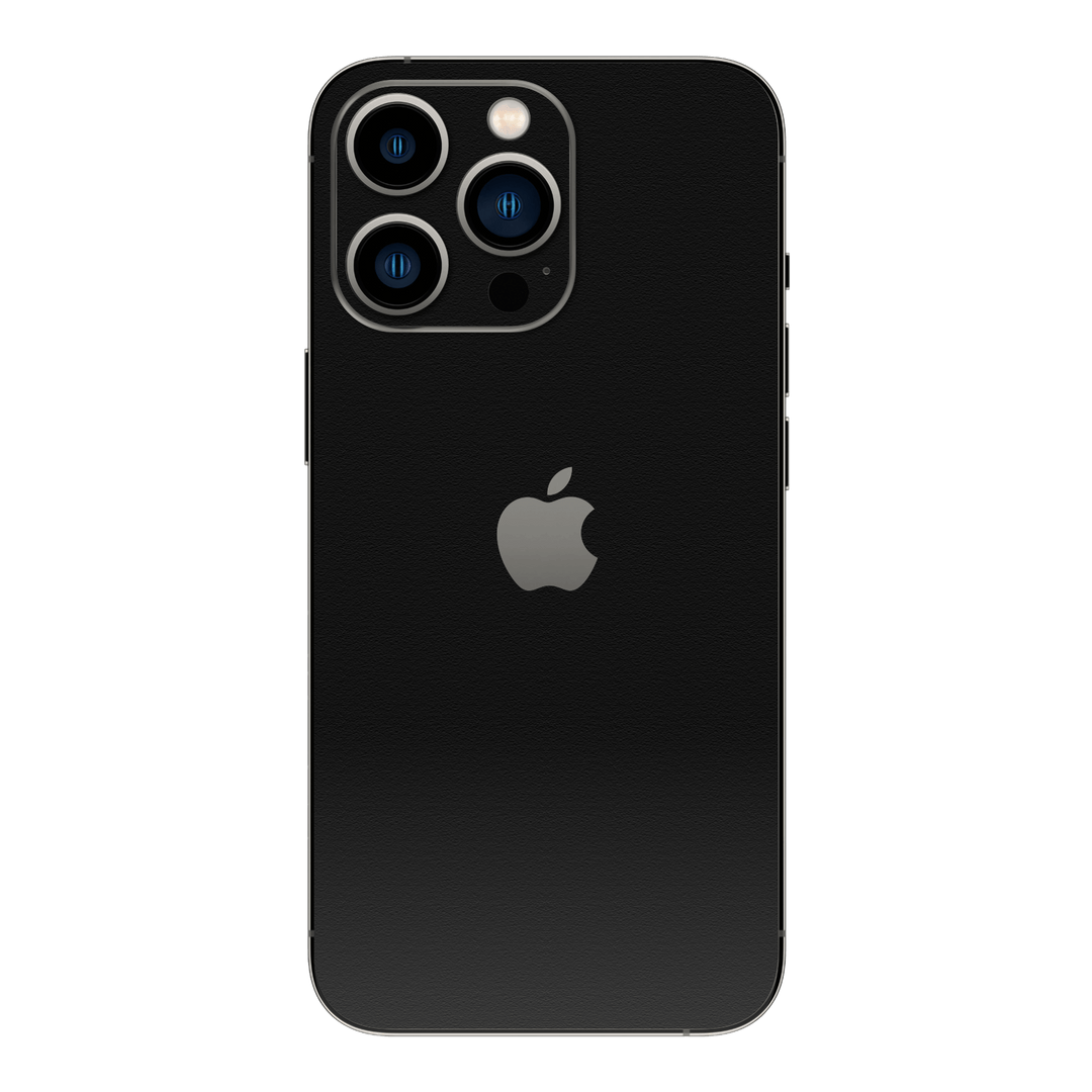 iPhone 13 Pro MAX Luxuria Raven Black Matt 3D Textured Skin Wrap Sticker Decal Cover Protector by EasySkinz | EasySkinz.com