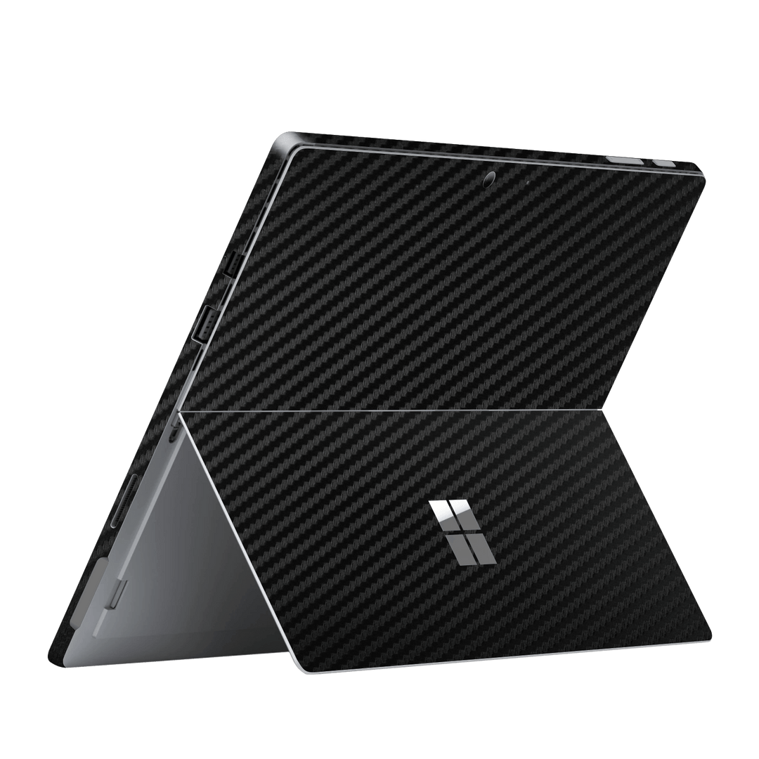 Microsoft Surface Pro 6 Black 3D Textured CARBON Fibre Fiber Skin Wrap Sticker Decal Cover Protector by EasySkinz