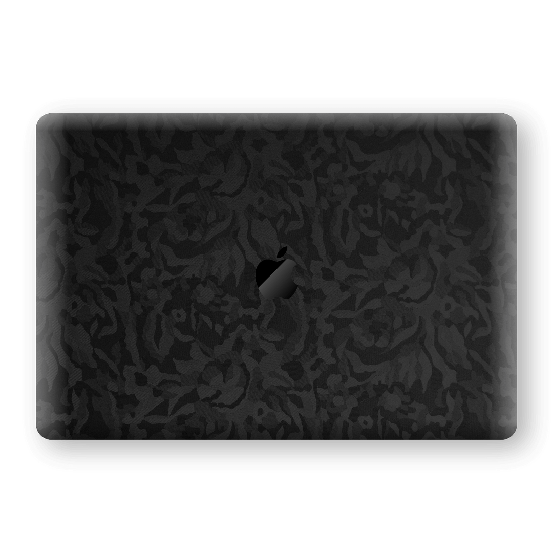 MacBook Pro 15" Touch Bar Black Camo Camouflage 3D Textured Skin Wrap Decal Protector | EasySkinz