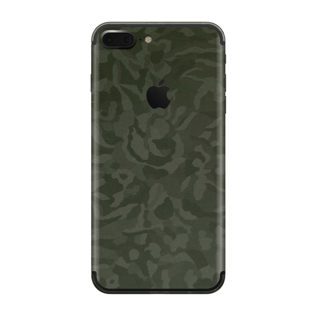 iPhone 7 PLUS Luxuria Green 3D Textured Camo Camouflage Skin Wrap Decal Protector | EasySkinz