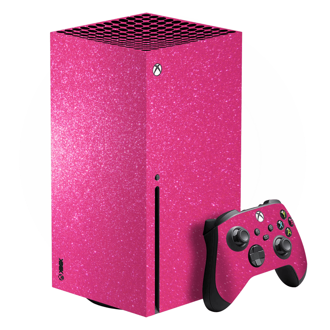 XBOX Series X Diamond CANDY Shimmering, Sparkling, Glitter Skin, Wrap, Decal, Protector, Cover by EasySkinz | EasySkinz.com