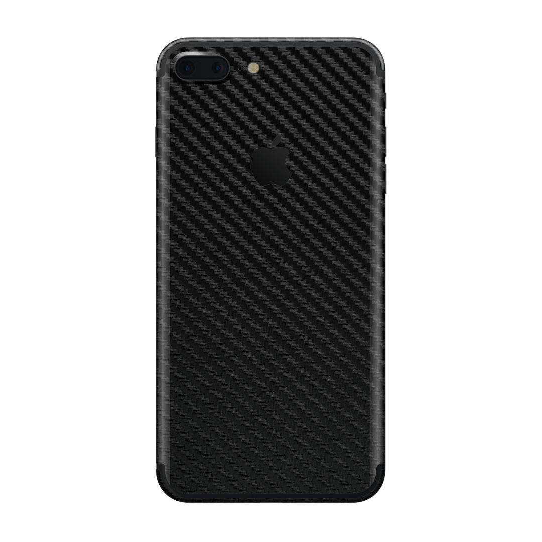 iPhone 7 Plus 3D Textured Black Carbon Fibre Fiber Skin, Decal, Wrap, Protector, Cover by EasySkinz | EasySkinz.com