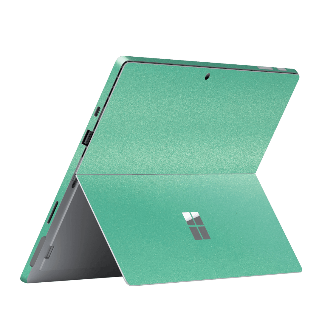 Microsoft Surface Pro 7 Mint Metallic Matt Matte Skin Wrap Decal Protector | EasySkinz