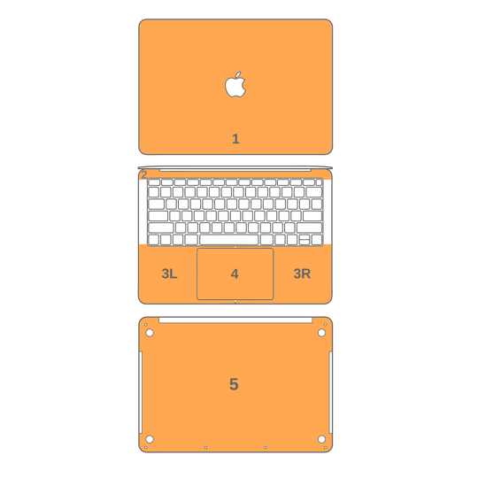 MacBook Pro 13" (No Touch Bar, 2016-2018) CHAMELEON TURQUOISE LAVENDER Matt Metallic Skin