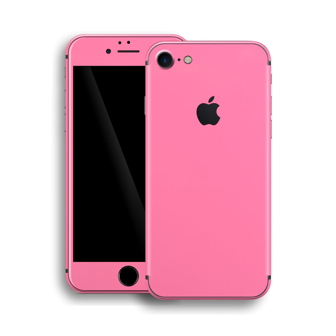 iPhone 8 Glossy Hot Pink Skin, Wrap, Decal, Protector, Cover by EasySkinz | EasySkinz.com