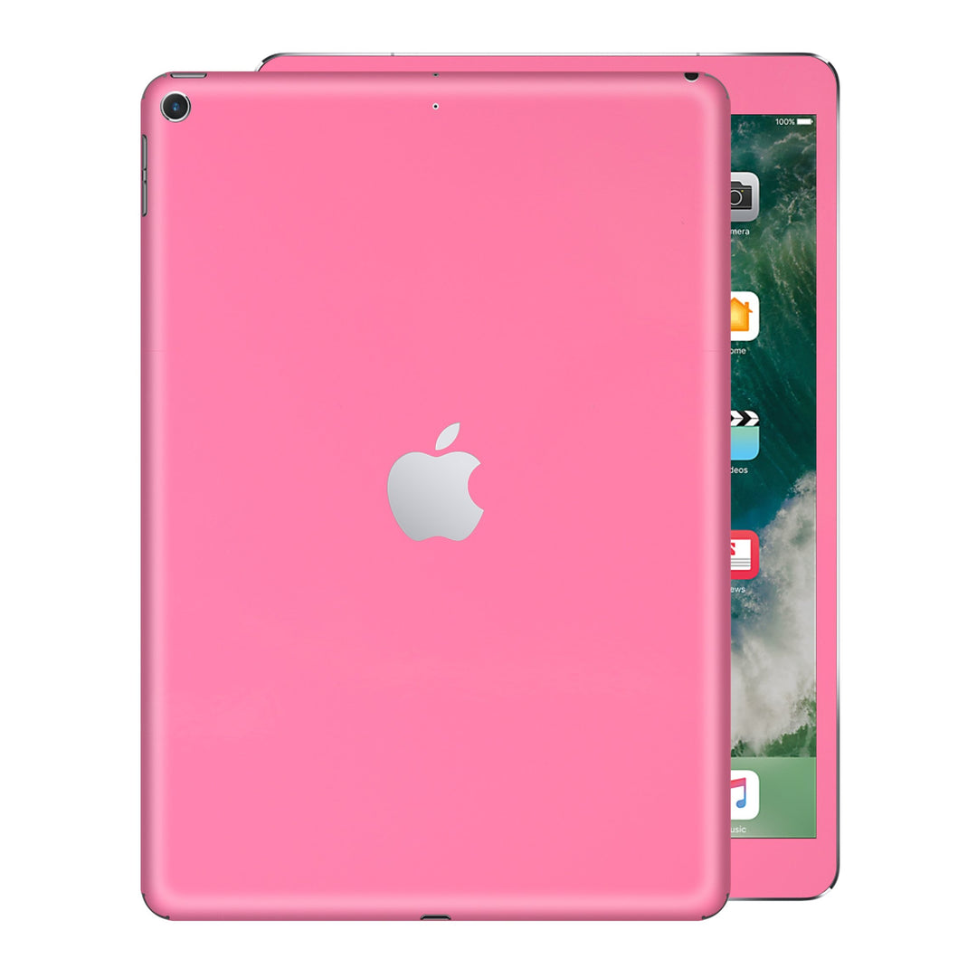 iPad 9.7 inch 2017 Glossy HOT PINK Skin Wrap Sticker Decal Cover Protector by EasySkinz