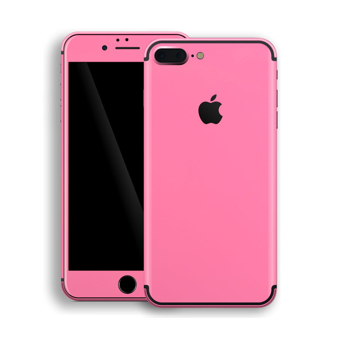 iPhone 7 Plus Hot Pink Glossy Gloss Finish Skin, Decal, Wrap, Protector, Cover by EasySkinz | EasySkinz.com