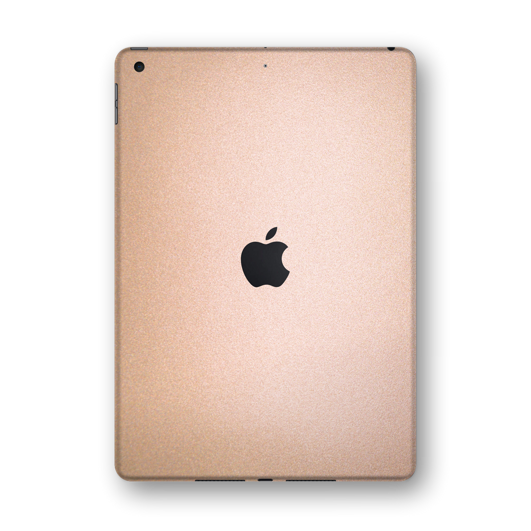 iPad 10.2" (7th Gen, 2019) Luxuria Rose Gold Metallic Skin Wrap Sticker Decal Cover Protector by EasySkinz