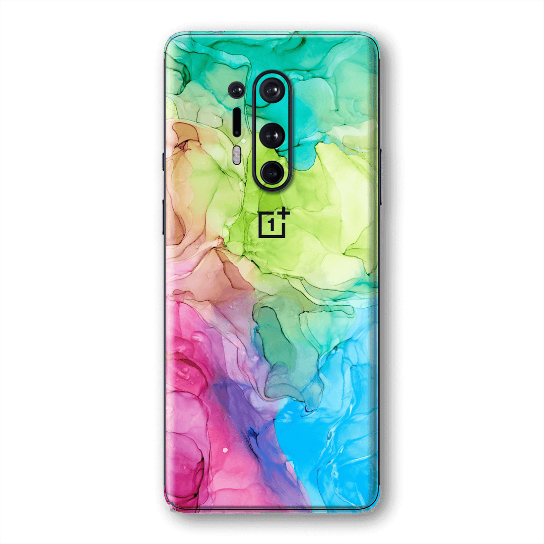 OnePlus 8 PRO SIGNATURE Multi-Colour Multi-Color Watercolour Watercolor Skin, Wrap, Decal, Protector, Cover by EasySkinz | EasySkinz.com