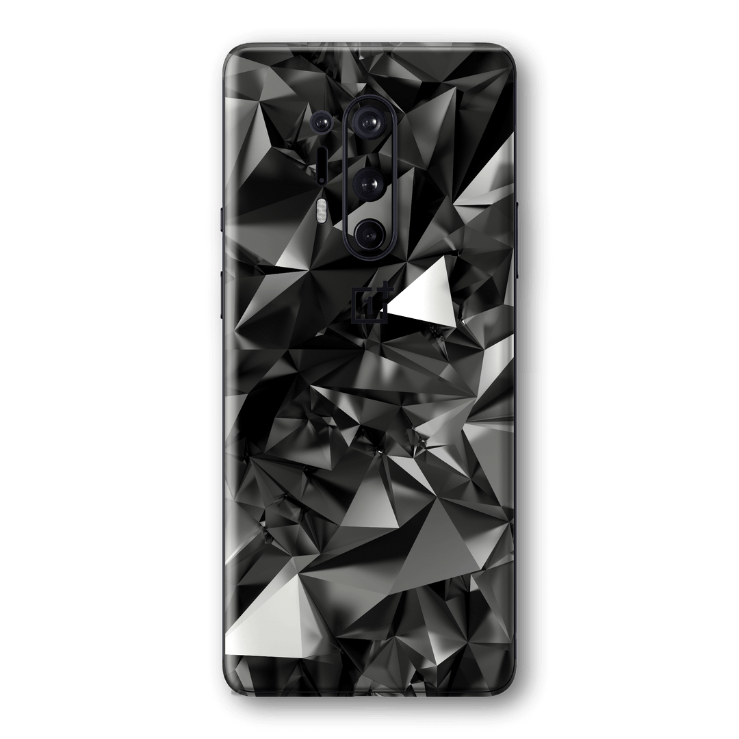 OnePlus 8 PRO Print Printed Custom SIGNATURE BLACK CRYSTALS Skin Wrap Sticker Decal Cover Protector by EasySkinz