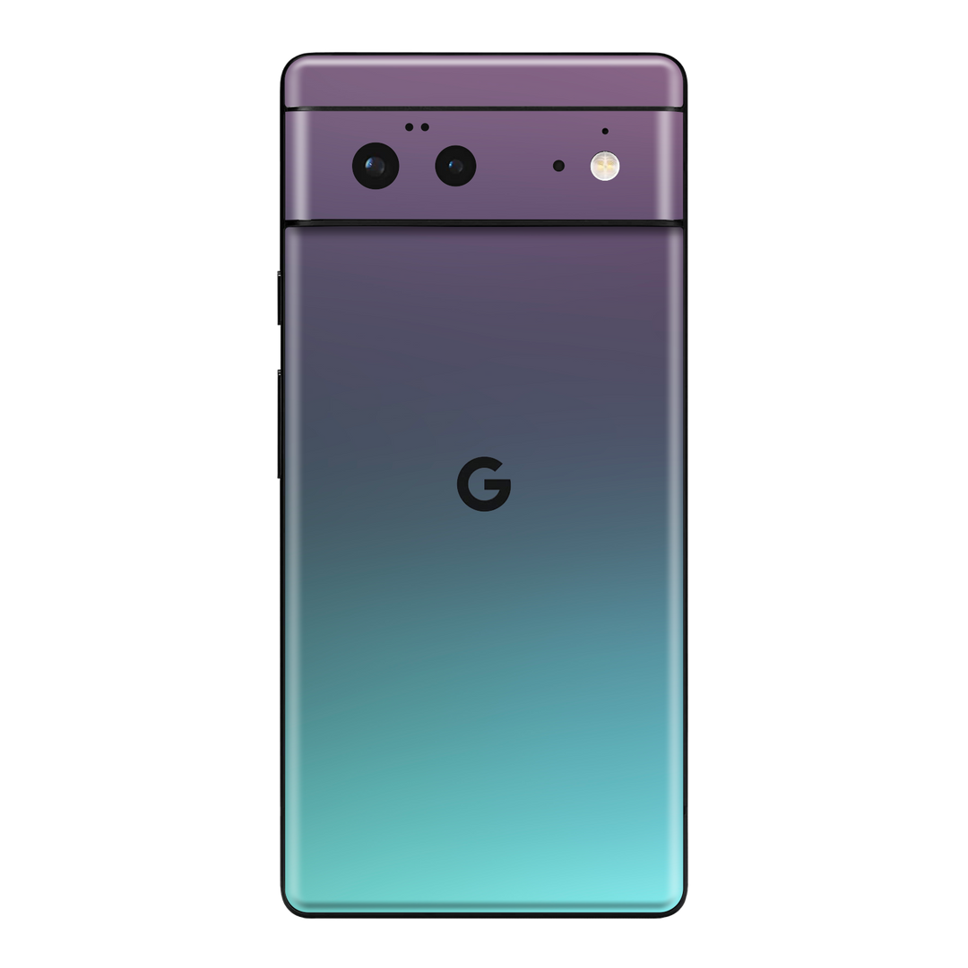 Google Pixel 6 Chameleon Turquoise Lavender Colour-changing Skin Wrap Sticker Decal Cover Protector by EasySkinz | EasySkinz.com
