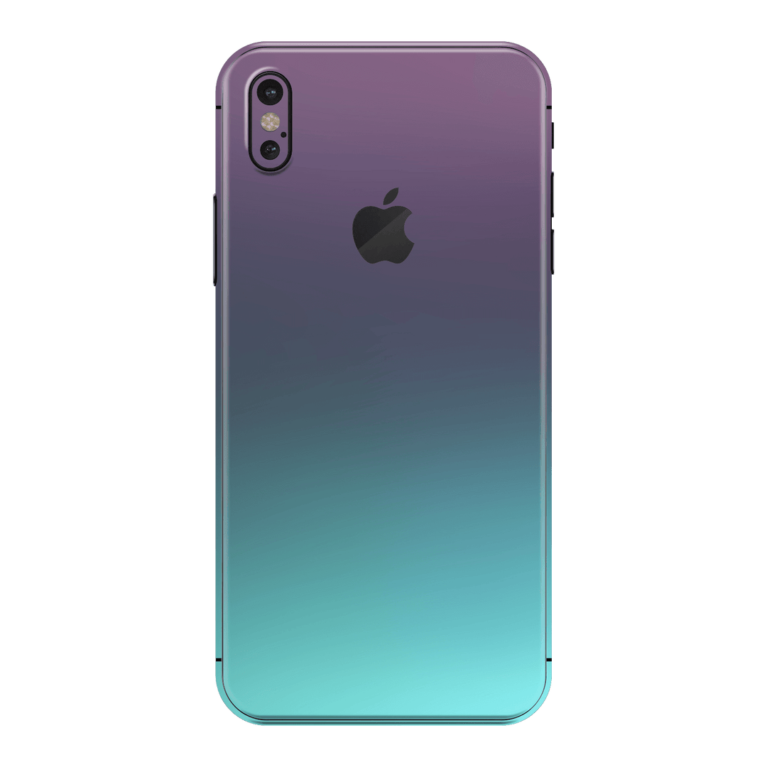 iPhone XS MAX Chameleon Turquoise Lavender Colour-changing Skin, Wrap, Decal, Protector, Cover by EasySkinz | EasySkinz.com