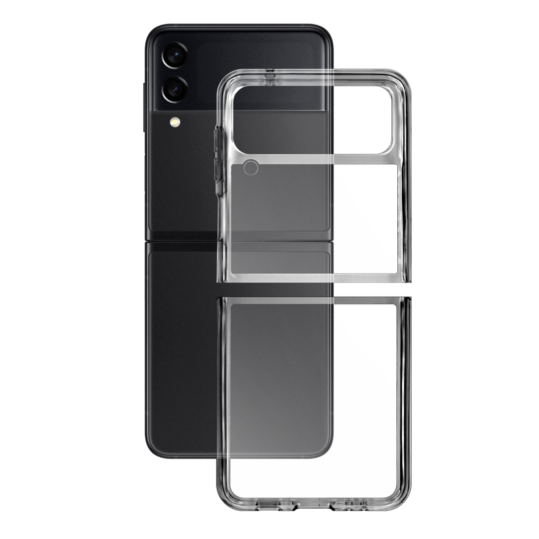 Samsung Galaxy Z Flip 4 EZY See-Through Hybrid Case, Liquid Case, Clear Case, Crystal Clear Case, Transparent Case by EasySkinz
